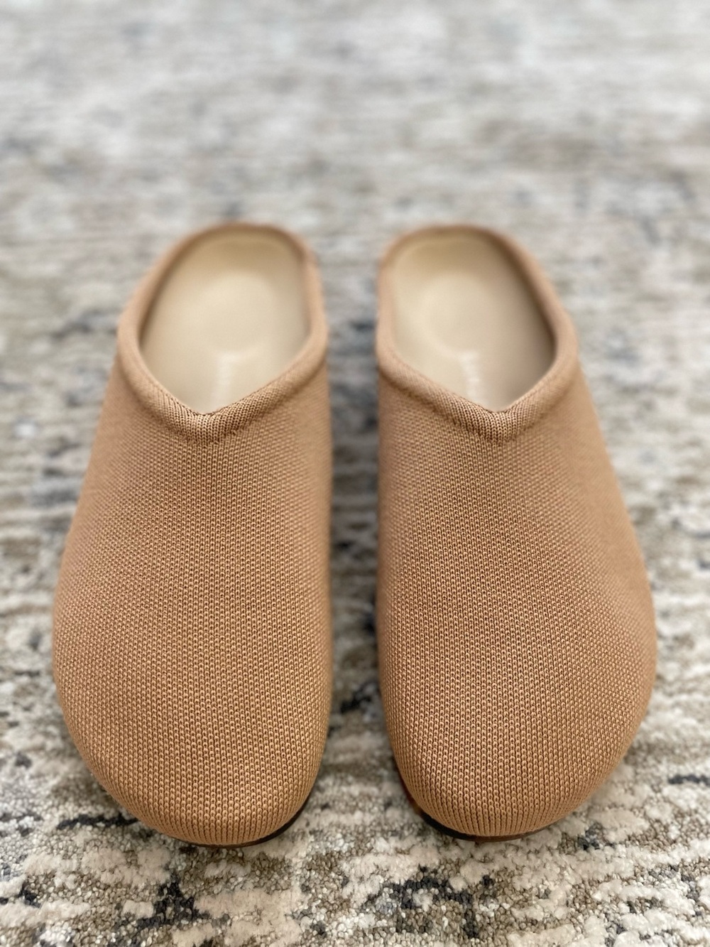 Rothy’s The Casual Clog Merino Wool Butternut Beige Size 11